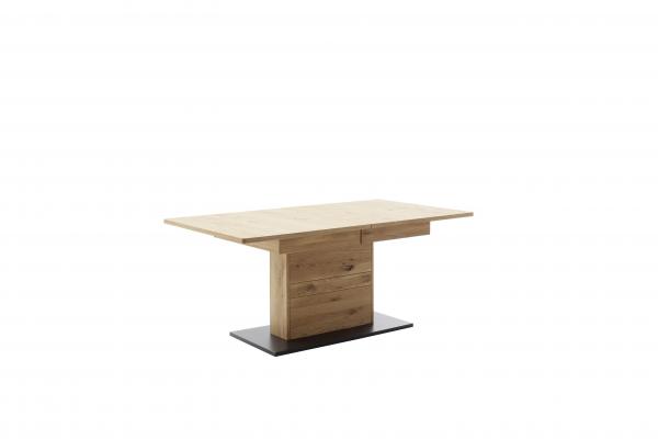 Säulentisch VENEDIG T60   180 (230)/100 cm Wildeiche